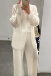 SWAYING/KNIT Seamless Mohair Pants-Double Layer SW211XZ04
